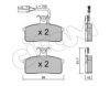 CIFAM 822-026-1 Brake Pad Set, disc brake